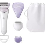 Philips Beauty SatinShave Prestige Women’s Electric Shaver, Cordless Hair Removal with Trimmer + Bonus SatinCompact Women’s Precision Trimmer, Instant Hair Removal for Face & Eyebrows, Fine Body Hair