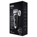 Braun Electric Razor for Men, Series 8 8417s Electric Foil Shaver with Precision Beard Trimmer, Galvano Silver