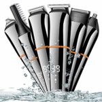 Beard Trimmer for Men,Cordless Hair Clippers Multi-functional Hair Trimmer Set,Hair Cutting Body Mustache Nose Hair Groomer 6 in 1 Grooming Kit Waterproof USB Fast Rechargeable