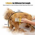 Dog Grooming Kit Clippers -Professional Pet Hair Clippers Rechargeable Cordless Dog Clippers for Grooming Scissors Kit, Electric Quiet, Low Noise, for Dogs with Thick Coat Small Dog Easy to Use