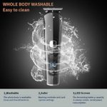 Mens Hair Clipper Beard Trimmer Cordless Mens Grooming Kit Trimmer for Beard Head Face and Body waterproof IPX7 LED Power display