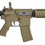 UKARMS Lancer Tactical MK18 MOD 0 AEG FIELD Metal Gears Airsoft Gun Rifle w 9.6v Battery & Charger (Tan High Velocity)