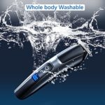 Electric Beard Trimmer for Men Professional, HOMSOR Mens Beard Trimmer Cordless Rechargeable Waterproof, Hair Trimmer Beard Clippers Mustache Trimmer Body Nose Ear Face Trimmer Grooming Kit for Men