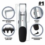 Wahl Beard Rechargeable Trimmer with Self Sharpening Blades and 10 Trimming Lengths – Model 9916-817