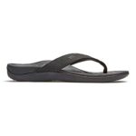 Vionic Unisex Wave Toe-post Sandal – Flip-flop with Concealed Orthotic Arch Support Black/Black Men’s 12 Medium US/Women’s 13 Medium US