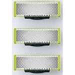 OneBlade Replacement Blades – Premium Shavers Replacement Blades Compatible with Philips Norelco OneBlade – Electric Shaver Replacement Heads for Trimming, Edging, Shaving – Durable Stainless-Steel (3 Count)