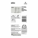 Braun Series 5 Combi 51S Foil and Cutter Replacement Pack (Formerly 8000 360 Complete or Activator)