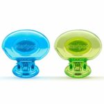 Steripod Clip-On Toothbrush Protector, Green and Blue, 2 Count