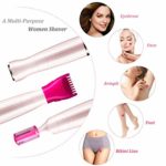 Women’s Bikini Trimmer 3in1 Painless Multi Grooming Kit Cordless Wet and Dry Shaver Electric Razor Women’s Facial Hair Removal Bikini Trimmer Ladies Eyebrow Body Hair Removal Shaver friends merchandis