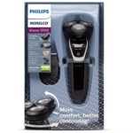 Philips Norelco Series Wet or Dry Men’s Rechargeable Electric Shaver with Precision Trimmer, S5210/81-5-Direction Flex Heads, MultiPrecision Blade System – Charcoal Grey/Pike White