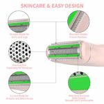 Electric Razor for Women brori Shavers Bikini Trimmer Body Hair Removal 3 in 1 Rechargeable Wet & Dry Painless Cordless for Legs and Underarms, with 2 Speed Childproof Lock