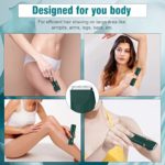 Electric Razors for Women, YBLNTEK 2-in-1 Bikini Trimmer for Women, Electric Lady Clipper Pubic Hair Groomer, Hair Removal Razor Body Shaver for Women Arms,Legs and Underarms, IPX7 Waterproof Wet/Dry