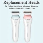 BRL140 Replacement Head for Philips SatinShave Advanced Women’s Electric Shaver BRL140 BRL130 Wet and Dry Ladyshave Replacement Foil and Blade Philips Trimmer Razor Foil and Cutter (Pink)