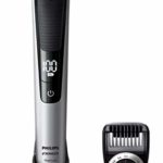 Philip Norelco OneBlade Pro Kit, Hybrid Electric Trimmer and Shaver with Charging Stand and Precision Comb, QP6520 + OneBlade Body Kit, 3 pieces, QP610, Black 4.0 Count