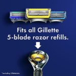 Gillette ProGlide Shield Premium Edition Razors for Men, 1 Gillette Razor, 8 ProShield Razor Blade Refills, 1 Travel Case, Gift Set