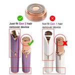 tuokiy Replacement Heads: Facial Hair Removal replacement hads for Flawless Finishing Touch Face Shaver for Women