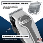 Wahl Clipper Pro Series Premium Combo Clipper Kit for Hair Clipping & Beard Trimming with Free Barbers Shears – Model 79804