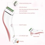 Electric Razor for Women, Nicare Women Electric Shaver with 3-1 Shaving Blade for Bikini Trimmer Body Hair Removal for Legs and Underarms Rechargeable Painless Cordless Wet and Dry Use