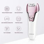 Hangsun Epilators for Women 2 in 1 Cordless Epilator and Electric Lady Shaver F270 Rechargeable Hair Removal Kit for Face, Bikini, Leg, Arms