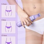 EESKA Bikini Trimmer for Women, 2-in-1 Rechargeable Womens Electric Shaver Pubic Hair Trimmer for Legs Arm and Bikini Hair, Painless Hair Removal Groomer Kit, IPX7 Waterproof Wet and Dry Use (Purple)