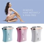 Pursonic USB Rechargeable Ladies Shaver, Removes Hair Instantly & Pain Free, Perfect Design is Great for Legs, Bikini, Arms and Ankles! (Aqua)