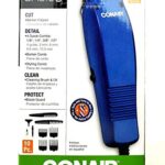 Conair Basic Cut Home Hair Cutting Clippers Barber Kit HC99FD, BLUE 1 Count (Pack of 10)