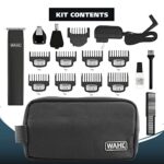 Wahl Lithium Ion 2.0 Multipurpose Beard Trimming Kit with Precision T Blade for High Performance Grooming, Detailing Head for Light Touch Ups, and Ear, Nose, and Eyebrow Head – Model 9886-300