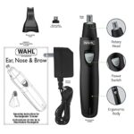 Wahl Groomsman Personal Pen Trimmer & Detailer for Hygienic Grooming with Rinsable, Interchangeable Heads for Eyebrows, Neckline, Nose, Ears, & Other Detailing – Model 3023284
