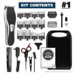 Wahl Clipper 2-in-1 Hair Clipper and Shaver Lithium-Ion Rechargeable Cord Cordless Hair Clipper and Shaver Combo Kit – Model 79568