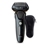 Panasonic ES-LV67-K Mens ARC3 Electric Razor with Pop-Up Trimmer, Wet Dry 3-Blade Electric Shaver with Houmy Leather Shaver Carry and Storage Bag