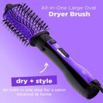 INFINITIPRO BY CONAIR The Knot Dr. All-in-One Oval Dryer Brush, Hair Dryer & Volumizer, Hot Air Brush