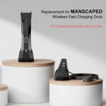 FGIEU Charging Dock for MANSCAPED 4.0, Wireless Charging Stand Base Fit for MANSCAPED The Lawn Mower 4.0 Electric Groin Hair Trimmer Only