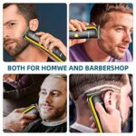 Salambek Hair Clippers for Men, Cordless Barber Clippers Professional Hair Cutting Kit,Rechargeable Beard Trimmer, Home Haircut & Grooming Set with LED Display & High-Performance Electric Clippers