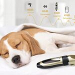 DAMGOO 2 in 1 Pet Paw Hair Trimmer for Medium and Large Dogs Christmas Electric Cat Hair Clipper for Thick Coat Cordless Puppy Grooming Clippers Rechargeable Hair Clippers for Child Kid Adults