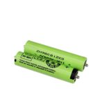 PULADU 2pcs 1HR-AAAUV for Braun Electric Shaver Battery Cruzer 1.2V Ni-Mh Battery FDK