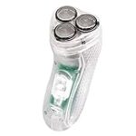 CONAIR SHV1000CT Rechargeable Rotary Head Shaver, Clear