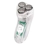 CONAIR SHV1000CT Rechargeable Rotary Head Shaver, Clear