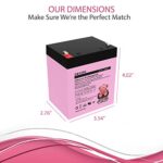 Charity Battery CB1250 12V 5Ah SLA Battery Replacement for Razor E150 Electric Scooter- 2 Pack