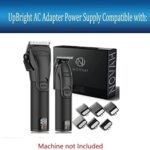 UpBright 2-Prong 5V AC/DC Adapter Compatible with Novah HCL-001 HCL-002 Professional Hair Clipper and Trimmer Cutting Kit Cordless Barber DC5V 1A 5.0V 1.0A Power Supply Cord Cable Battery Charger