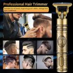soieho Hair Trimmer for Men, Professional Electric Hair Clippers Cordless Beard Trimmer Shaver Electric T Blade Hair Trimmer, Zero Gapped Hair Clippers Cutting Grooming Kit (Buddha)
