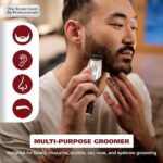 WAHL Groomsman Pro All in One Rechargeable Cordless Hair Trimmer for Men – a Beard, Nose & Ear Hair Trimmer – Model 5617