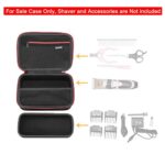 RLSOCO Carrying Case for Oneisall Dog Clipper/Wahl Dog Clippers/YABIFE/Ceenwes/Sminiker Dog Clippers Pet Clippers Electric Pets Hair Trimmers Shaver, Pet Nail Grinder(Empty Case Only)