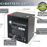 VICI Battery VB5-12 – 12V 5AH Battery for Razor E100 E125 E150 E175 Electric Scooter – 4 Pack Brand Product