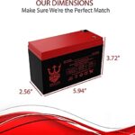 Neptune Replacement Razor Ground Force Version 13+ Battery 12V 7AH – 2 Pack