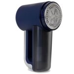 Electrolux Rechargeable Fabric Shaver & Lint Remover for Clothes, Furniture, Sofas, Blankets | with LED Display, 3-Speed Portable Electric Fur Zapper & Pill Cutter – Removes Lint, Pill, & Fuzz – Blue