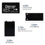 Mighty Max Battery 12V 9AH for Razor e200 / e200s / e225 / e300 / e300s / e325-2 Pack