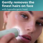Philips Beauty Series 5000 Electric Shaver and Personal Groomer for Women, Cordless & Compact, Hypoallergenic Head, Gentle & Quick Hair Removal Easy Touch Ups, Mint Green, BRR474/00