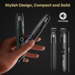 HOMETALL Rechargeable Nose Hair Trimmer for Men Women, Professional Painless Ear Eyebrow & Facial Hair Trimmer – 10,000 RPM Powerful Motor with Dual-Edge Blades, Wet/Dry, Easy to Clean