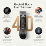 MANSCAPED® The Perfect Duo 4.0 Contains: The Lawn Mower® 4.0 Men’s Waterproof Electric Body Hair Trimmer and The Weed Whacker® 2.0 Nose & Ear Hair Trimmer