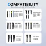 5V Philips Charger Power Cord Compatible with Philips One Blade QP2724 QP2834, MG7910 MG5910 MG9510, 2000 2400 3600 Series Norelco X3001 S3341 S5880 S3243 S7887 X3052 Electric Shaver Power Adapter